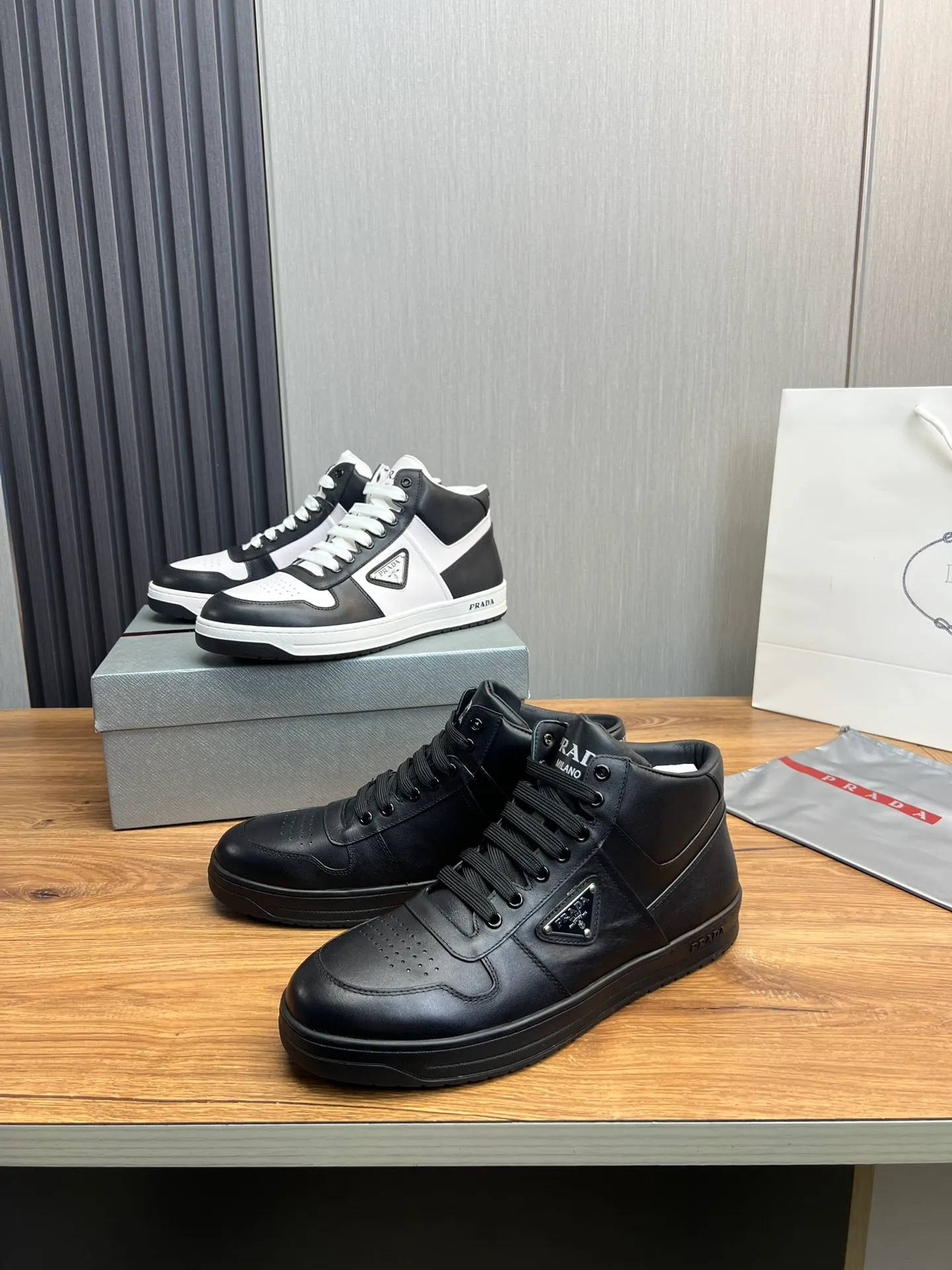 Men's shoes 💰620💰 [PRADA] Autumn and winter hot sale 🔥High quality shipment ✔️Original cowhide + cowhide lining, 1🆚1 replica, original sole, 38-45 (45 customized, non-refundable)